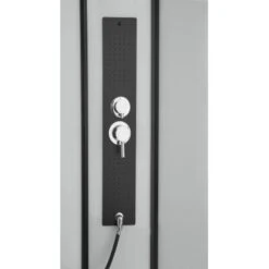 Sanotechnik Komplettduschkabine Sky 3 CL75 Schwarz -Badarmaturen Verkauf 447532 4633 6