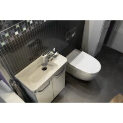 Fackelmann Keramik-Waschbecken 55 Cm Milano Weiß -Badarmaturen Verkauf 480520 3254 3