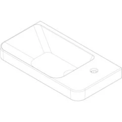 Fackelmann Keramik-Waschbecken 55 Cm Milano Weiß -Badarmaturen Verkauf 480520 3254 4