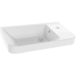 Fackelmann Keramik-Waschbecken 55 Cm Milano Weiß -Badarmaturen Verkauf 480520 3254 5