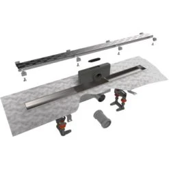 ESS Easy Drain Duschrinne Compact FF 70 Cm Sperrwasserhöhe 30 Mm -Badarmaturen Verkauf 4854964 4854972 4854998 b3