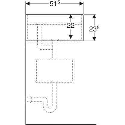 Geberit Gipsfangbecken Publica Oberteil 78 Cm Weiß 5 Geberit Gipsfangbecken Publica Oberteil 78 Cm Weiß – Bild 3