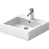 Duravit Waschbecken Vero 50 Cm Weiß Mit Überlauf + 1 Hahnloch