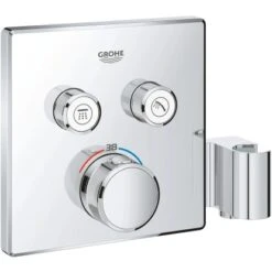 Grohe Thermostat Grohtherm SmartControl 2 Absperrventile Chrom Mit Brausehalter