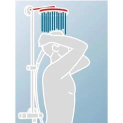 Schulte DuschMaster Rain Mit Einhebelmischer Eckig BlackStyle 18 Schulte DuschMaster Rain Mit Einhebelmischer Eckig BlackStyle -Badarmaturen Verkauf 577673 2053 8