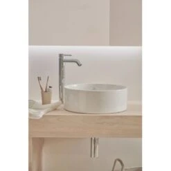 Ideal Standard Waschtischarmatur Ceraline Längerer Sockel + Ablaufgarnitur Chrom -Badarmaturen Verkauf 605973 3049 10