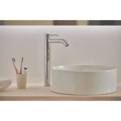 Ideal Standard Waschtischarmatur Ceraline Längerer Sockel + Ablaufgarnitur Chrom -Badarmaturen Verkauf 605973 3049 8