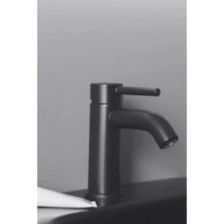 Ideal Standard Waschtischarmatur Ceraline Ohne Ablaufgarnitur Silk Black -Badarmaturen Verkauf 611324 3049 5