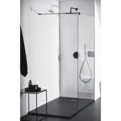 Ideal Standard Brausehalter Idealrain Round Mit Schlauchanschluss Silk Black -Badarmaturen Verkauf 614259 3049 6