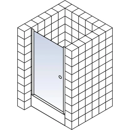 Schulte ExpressPlus Drehtür In Nische Garant Alu Natur Rechts 200x100cm 8 Schulte ExpressPlus Drehtür In Nische Garant Alu Natur Rechts 200x100cm – Bild 6