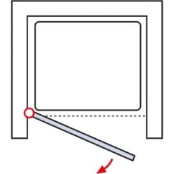Schulte ExpressPlus Drehtür In Nische Garant Alu Natur Rechts 200x100cm 18 Schulte ExpressPlus Drehtür In Nische Garant Alu Natur Rechts 200x100cm -Badarmaturen Verkauf 63368 2053 4060991056079 6