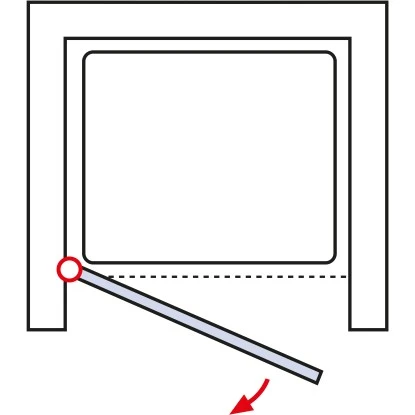 Schulte ExpressPlus Drehtür In Nische Garant Alu Natur Rechts 200x100cm 9 Schulte ExpressPlus Drehtür In Nische Garant Alu Natur Rechts 200x100cm – Bild 7