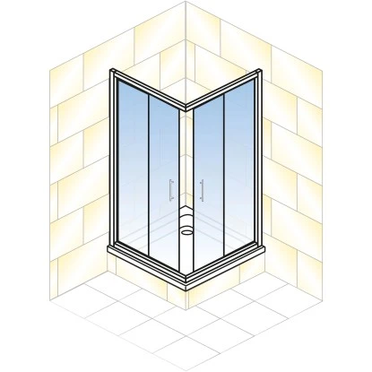 Schulte ExpressPlus Eckeinstieg Sunny Sicherheitsglas Chromoptik 190x80cm 8 Schulte ExpressPlus Eckeinstieg Sunny Sicherheitsglas Chromoptik 190x80cm – Bild 6
