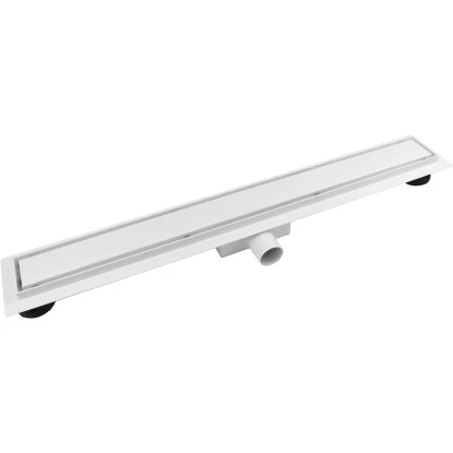 VerosanPro Duschrinne Nakia DR2 Komplettset Inkl. Designrost Matt Weiß 90 Cm 3 VerosanPro Duschrinne Nakia DR2 Komplettset Inkl. Designrost Matt Weiß 90 Cm