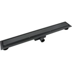 VerosanPro Duschrinne Nakia DR2 Komplettset Designrost Matt Dunkelgrau 80 Cm