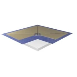 Bodenebenes Verfliesbares Duschelement Rechteckig Waagerechter Abl. 100 X 100 Cm -Badarmaturen Verkauf 6748164