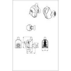 Einzelrolle Für Duschkabinen 4er-Set 6 Mm Glasstärke -Badarmaturen Verkauf 702419 4633 2