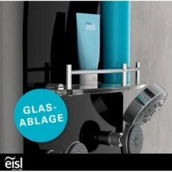 Eisl Duschpaneel Karibik 3 In 1 Mit Regendusche Sechs Massagedüsen Schwarz -Badarmaturen Verkauf 7663602 2759 10