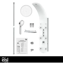 Eisl Duschpaneel Karibik 3 In 1 Mit Regendusche Sechs Massagedüsen Weiß 17 Eisl Duschpaneel Karibik 3 In 1 Mit Regendusche Sechs Massagedüsen Weiß -Badarmaturen Verkauf 7663628 2759 6