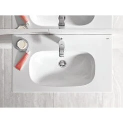 Grohe Waschtisch Euro Keramik 80 Cm Alpinweiß Hahnloch Überlauf PureGuard 8 Grohe Waschtisch Euro Keramik 80 Cm Alpinweiß Hahnloch Überlauf PureGuard -Badarmaturen Verkauf 778986 4520 3
