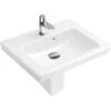 Villeroy & Boch Handwaschbecken Subway 2.0 45 Cm Star White Mit Hahnloch -Badarmaturen Verkauf 7 4123 vbb d 731550 522200