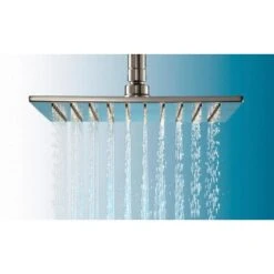 Schulte Kopfbrause Extra-flach Messing Verchromt 30 Cm X 30 Cm -Badarmaturen Verkauf 811974 D96139 Kopfbrause 1