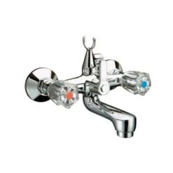 Zweigriff-Wannenarmatur Ledro Chrom