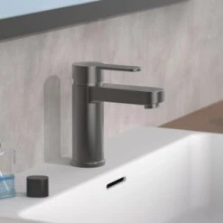 SchütteWaschtischarmatur Elephant Graphit Matt -Badarmaturen Verkauf 853129 2759 3