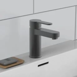 SchütteWaschtischarmatur Elephant Graphit Matt -Badarmaturen Verkauf 853129 2759 4