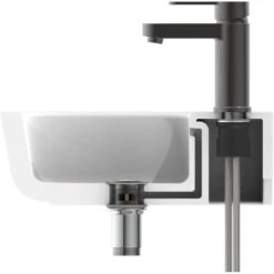 SchütteWaschtischarmatur Elephant Graphit Matt -Badarmaturen Verkauf 853129 2759 5