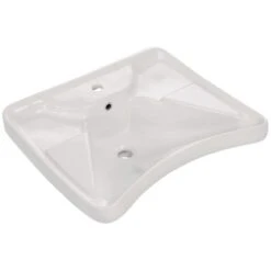 AquaSu Komfort Waschbecken 65 Cm Weiß