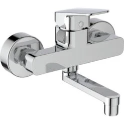 Ideal Standard Wand-Waschtischarmatur Ceraplan Chrom Aufputz