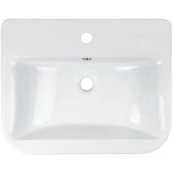 AquaSu Waschtisch Lenado 56 Cm Weiß 10 AquaSu Waschtisch Lenado 56 Cm Weiß -Badarmaturen Verkauf 971490 3711 4