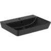 Ideal Standard Waschtisch Connect Air 60x46 Cm 1 Hahnloch Mit Überlauf Schwarz 2 Ideal Standard Waschtisch Connect Air 60x46 Cm 1 Hahnloch Mit Überlauf Schwarz -Badarmaturen Verkauf 9802745 3049 1