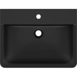 Ideal Standard Waschtisch Connect Air 60x46 Cm 1 Hahnloch Mit Überlauf Schwarz -Badarmaturen Verkauf 9802745 3049 2