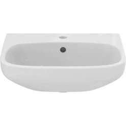 Ideal Standard Waschtisch I.life A 50x44 Cm 1 Hahnloch Mit Überlauf Weiß -Badarmaturen Verkauf 9802901 3049 3