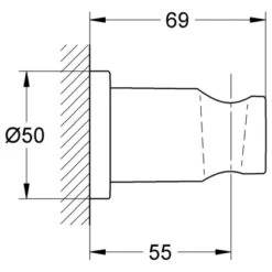 Grohe Handbrausehalter Rainshower Runde Rosette 5 Grohe Handbrausehalter Rainshower Runde Rosette -Badarmaturen Verkauf ainshower handbrausehalter 1