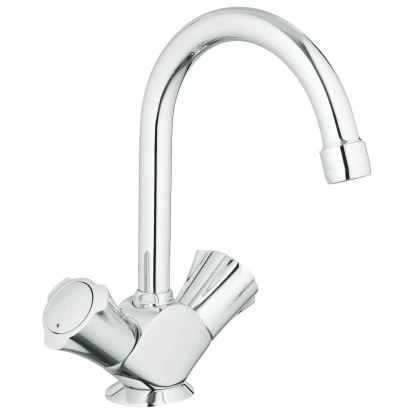Grohe Zweigriff-Waschtischbatterie Costa Chrom 3 Grohe Zweigriff-Waschtischbatterie Costa Chrom