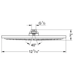 Grohe Kopfbrause Rainshower Cosmopolitan 310 -Badarmaturen Verkauf hower cosmo 310 kopfbrause