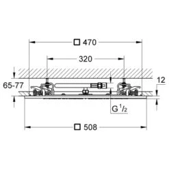 Grohe Deckenbrause Rainshower F-Series 20" 5 Grohe Deckenbrause Rainshower F-Series 20" -Badarmaturen Verkauf hower fseries deckenbrause 1
