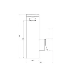 Schütte Waschtischarmatur Panama Chrom -Badarmaturen Verkauf maturpanamachrom Zeichnung