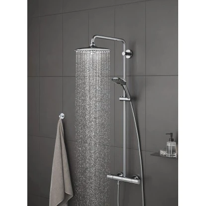 Grohe Duschsystem Vitalio Joy 260 Mit Thermostat-Brausebatterie 4 Grohe Duschsystem Vitalio Joy 260 Mit Thermostat-Brausebatterie – Bild 2